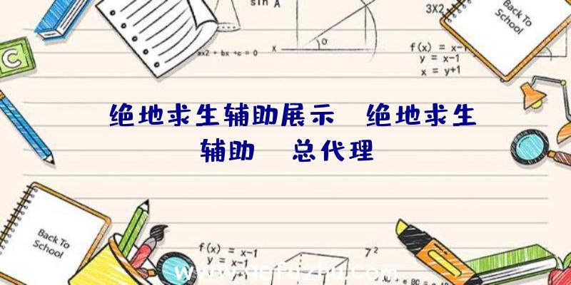 「绝地求生辅助展示」|绝地求生辅助